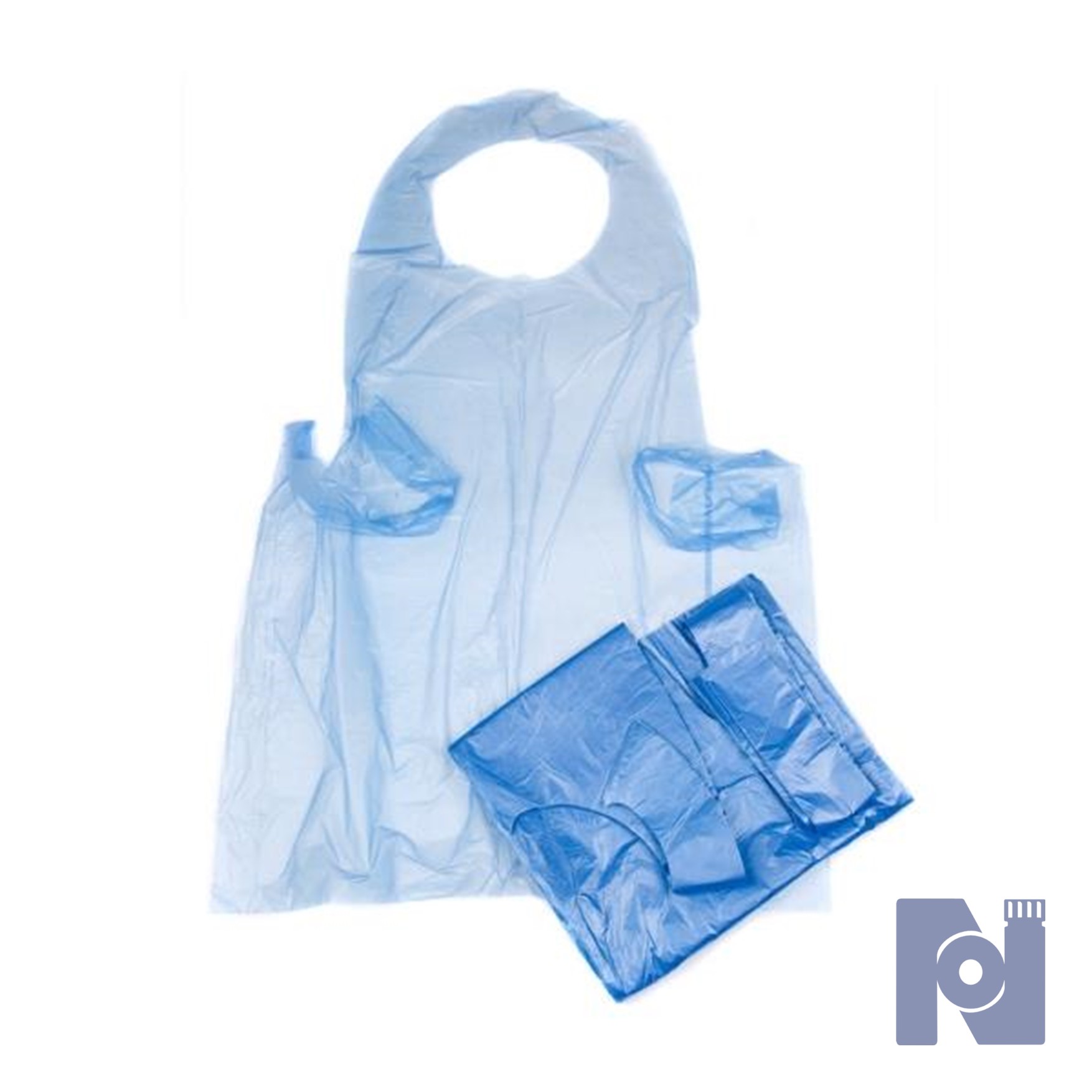 Blue Disposable Aprons 1074 Newhall Janitorial