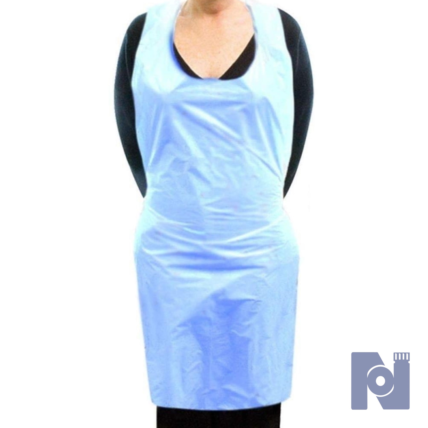 Blue Flatpack Aprons