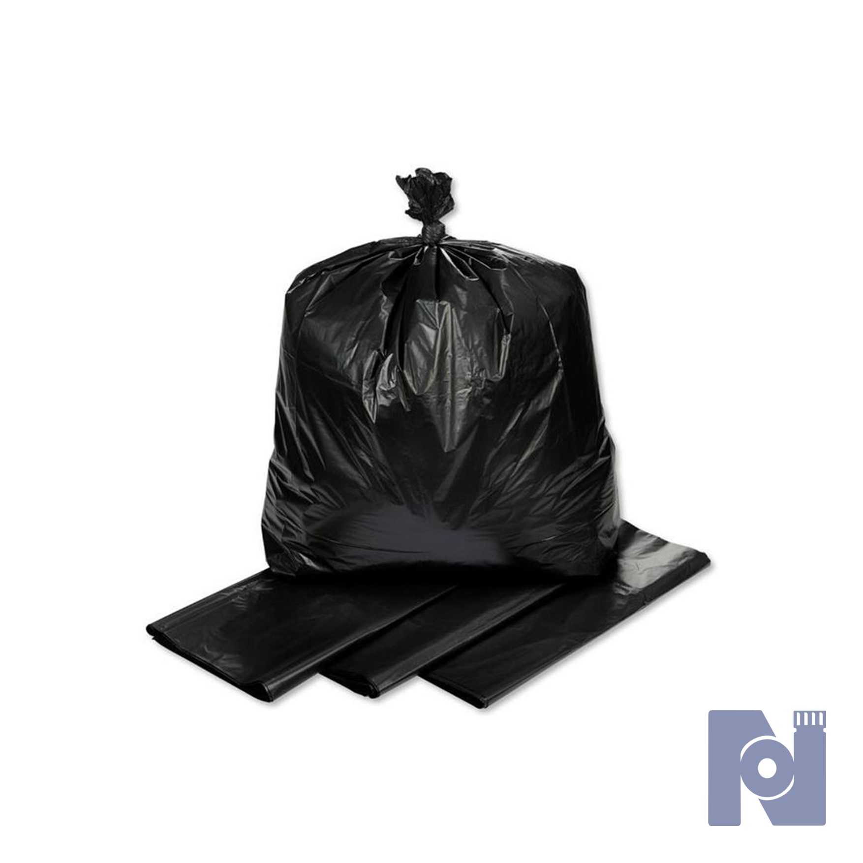 Black Waste Sack HD - 39" Green Label