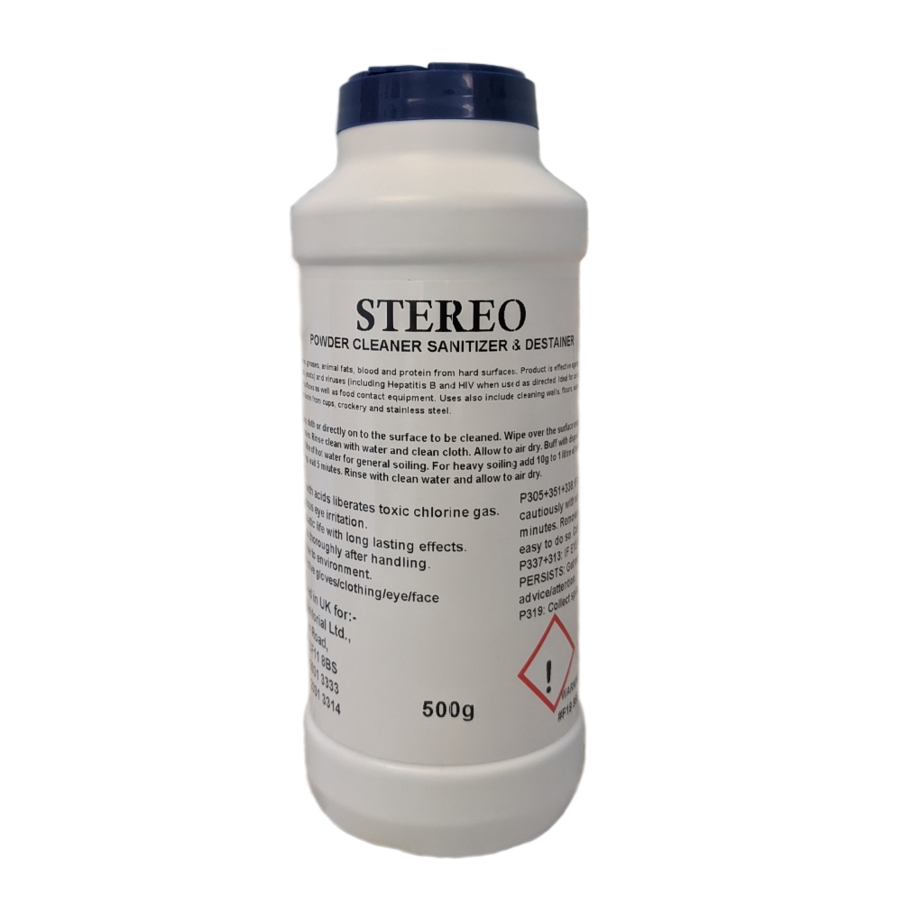 Stereo Sanitiser & Destainer