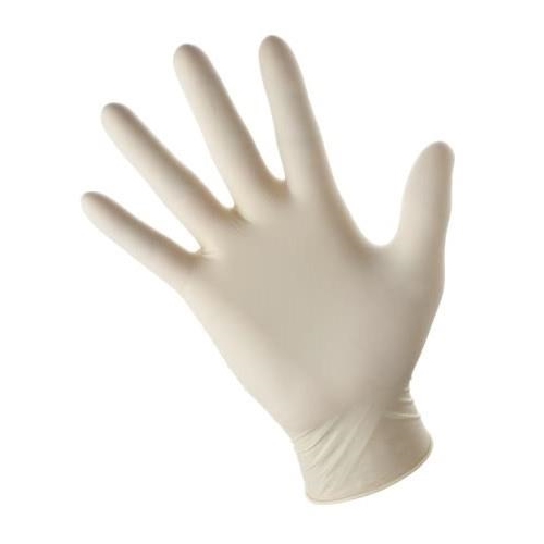 Natural Latex Powdered Disposable Gloves