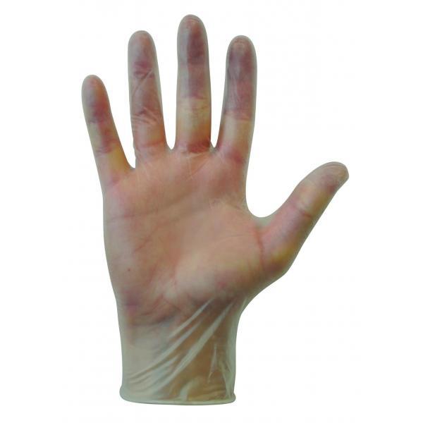 Clear Vinyl Powder Free Disposable Gloves GD09