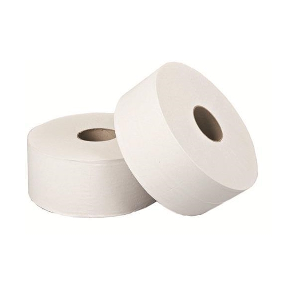 JT9000 Jumbo Toilet Roll 2Ply White