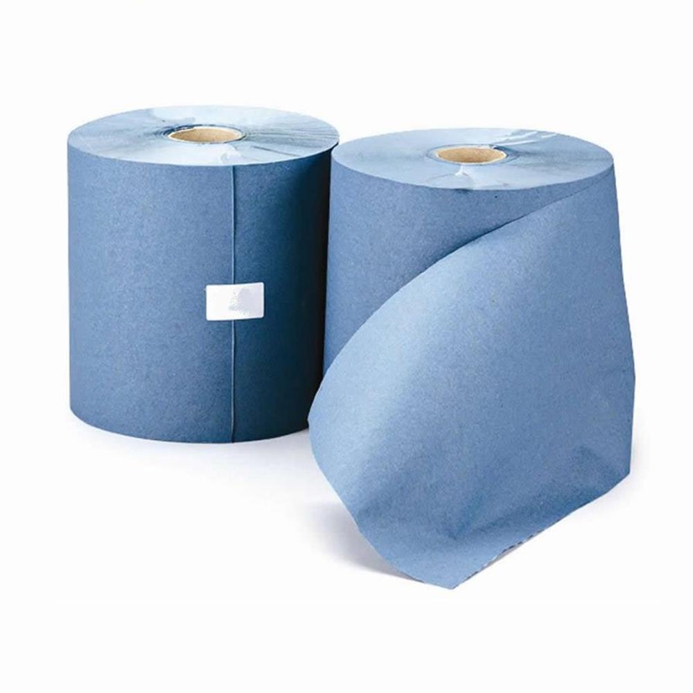 Embossed Roll Towel 1ply - Blue