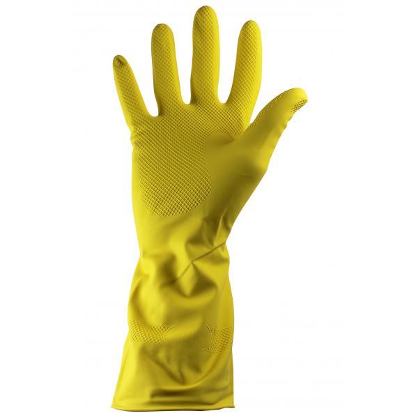 Yellow Household Rubber Gloves