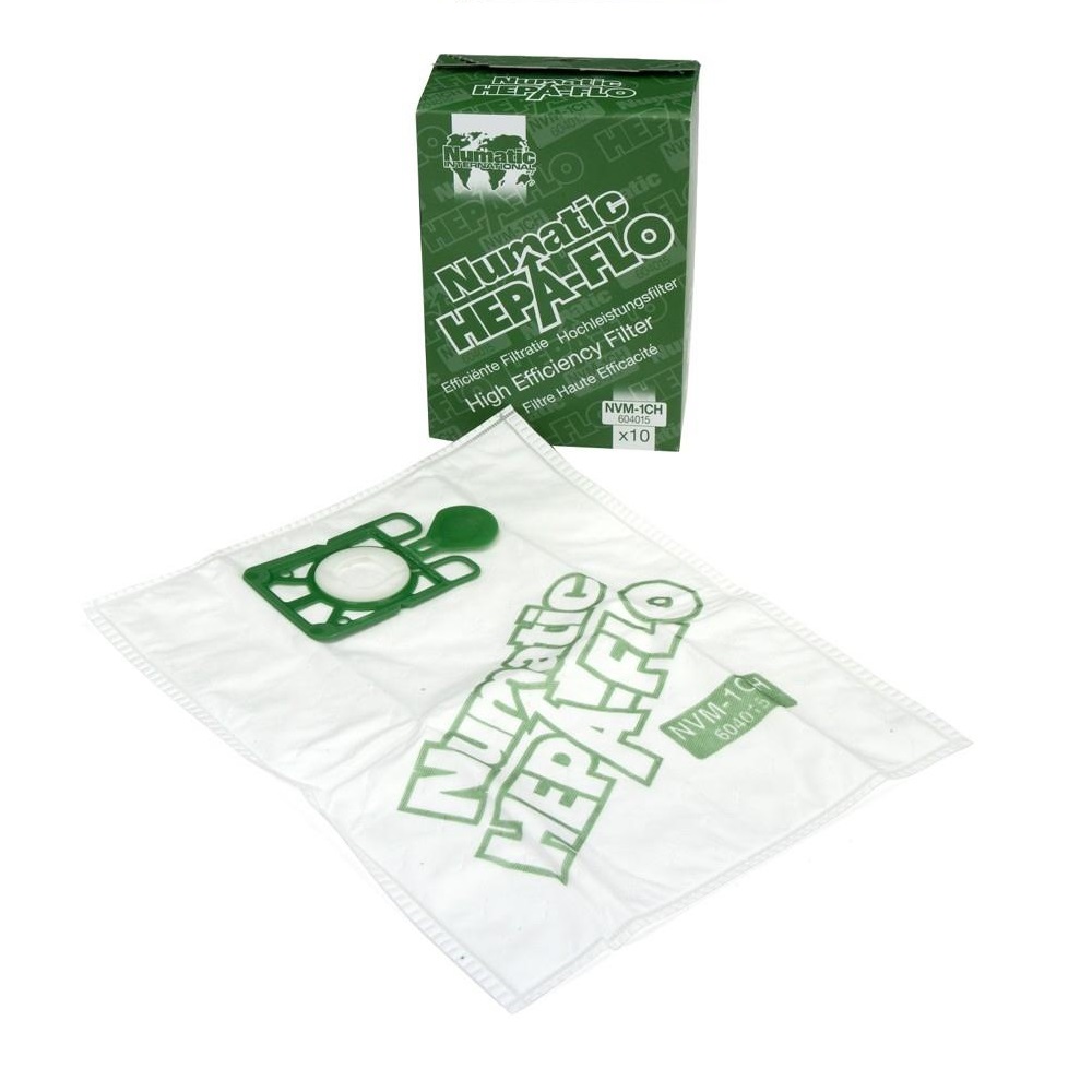 Microfibre Hepaflo Bags Numatic Henry