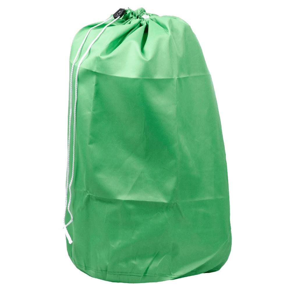 Drawstring Laundry Bag Green