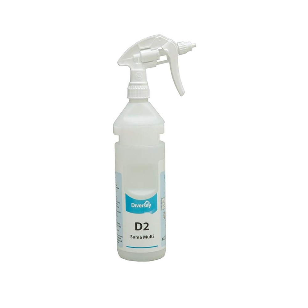 D2 Suma Multi labelled refill bottle for Divermite