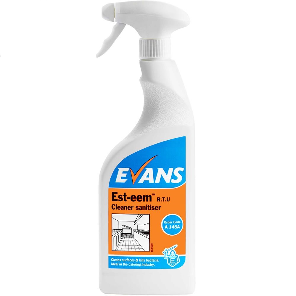 Evans EST-EEM Cleaner/Sanitiser - Ready to use