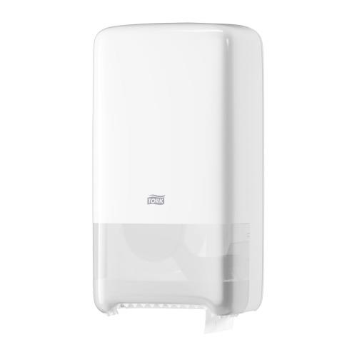 Tork Twin Mid-Size Toilet Roll Dispenser - White