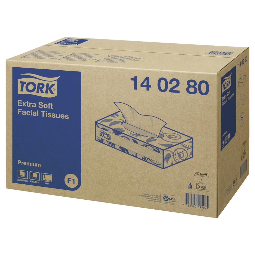 Tork Extra Soft Facial Tissues Premium