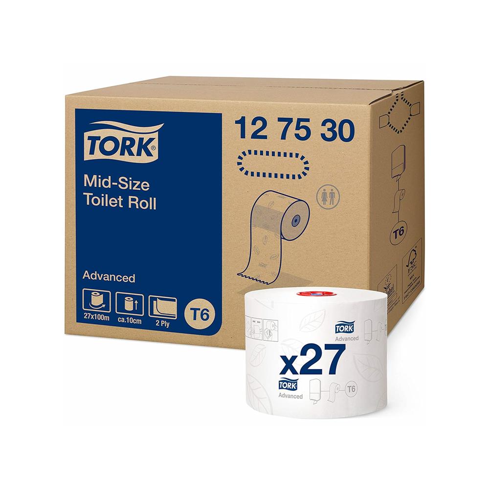 Tork Mid-Size Toilet Roll Advanced