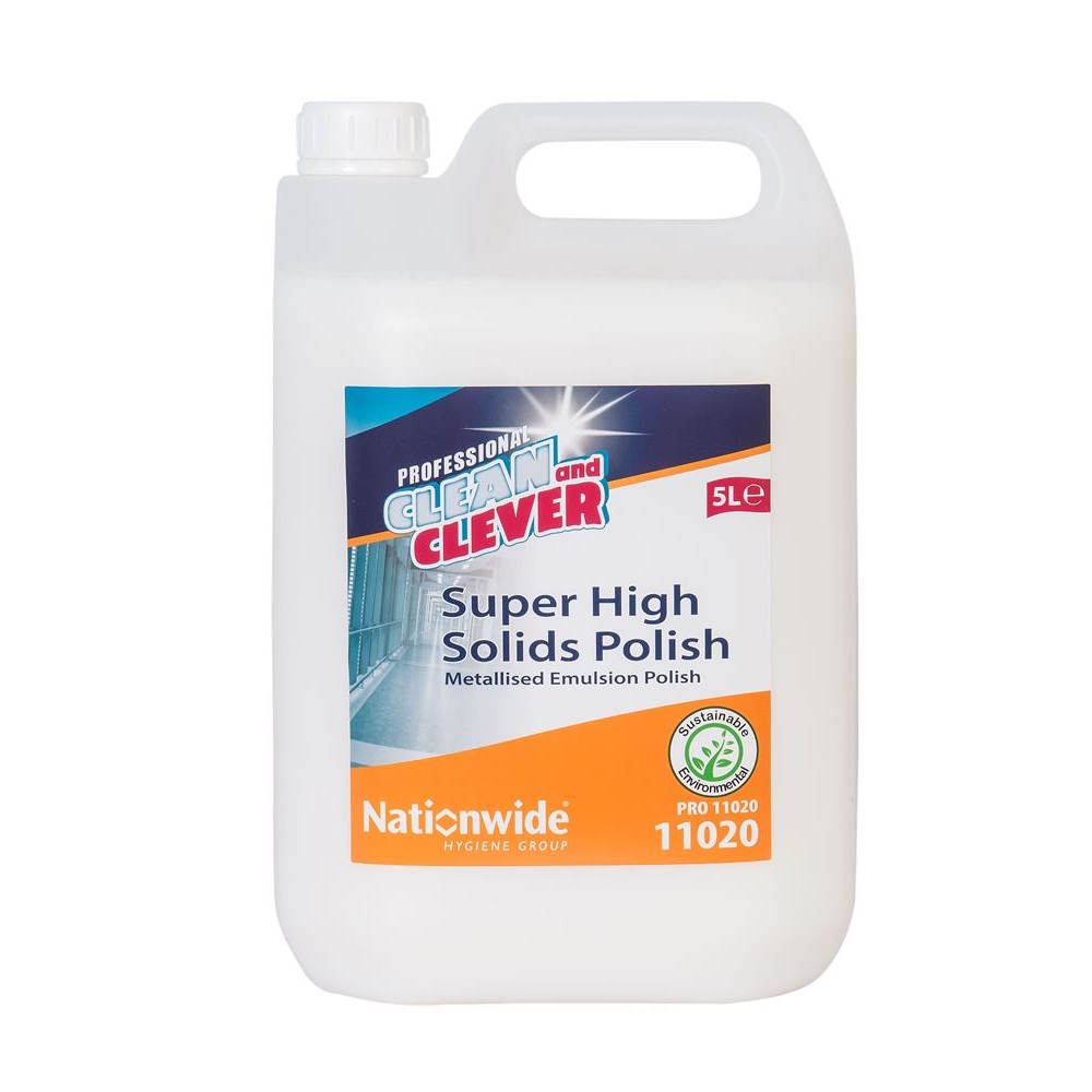 __Clean & Clever Super High Solids Floor Polish 8833 Newhall Janitorial