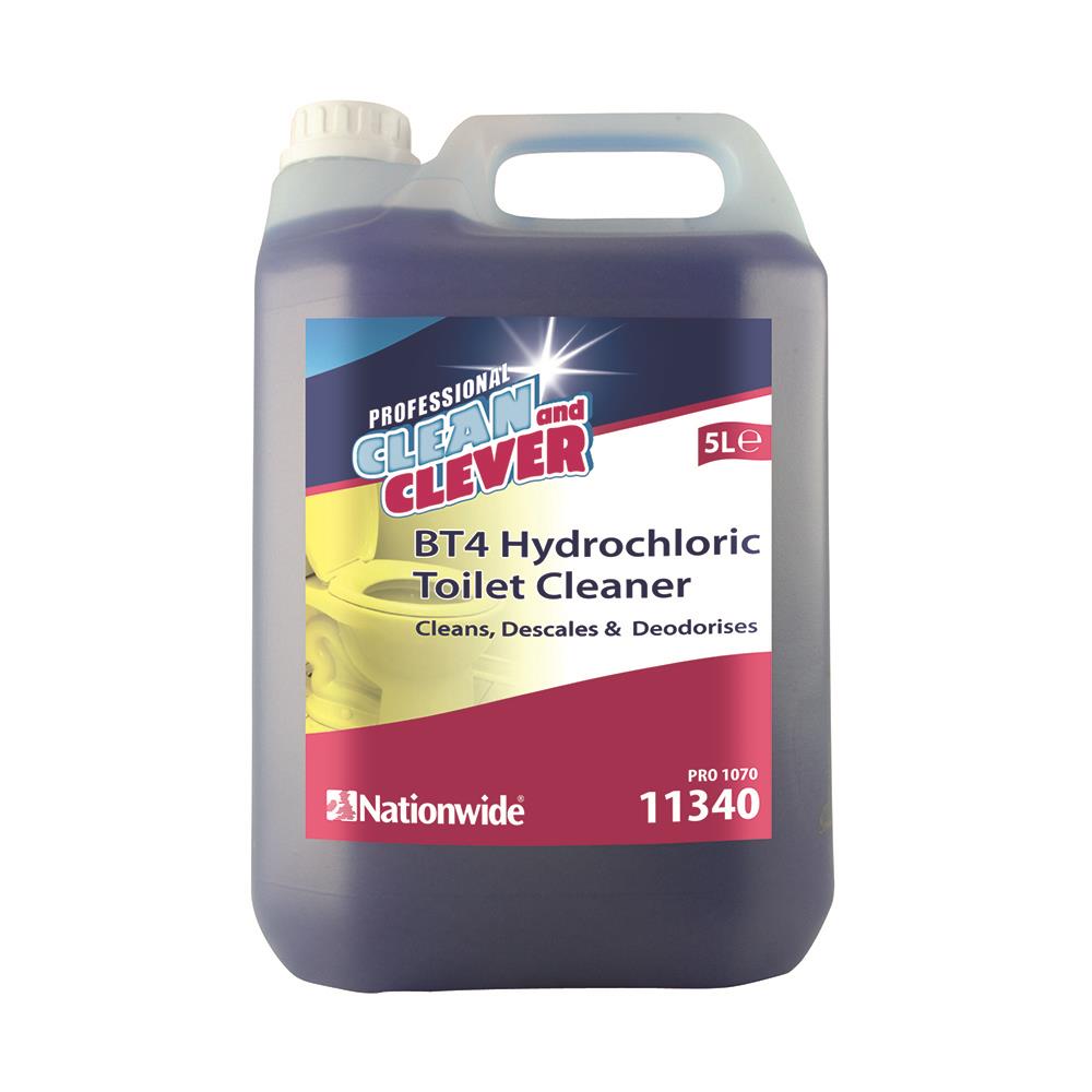 Clean & Clever BT4Hydrochloric Acid Toilet Cleaner